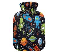 Aliens and Their Space Ships by Warm Water Bottle, Hot Cold Compress, Hot Bag for Period Crampes, Warming Bags for Body