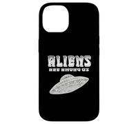 Aliens are Among US Extraterrestres Sci FI Space Lover UFO Coque pour iPhone 14