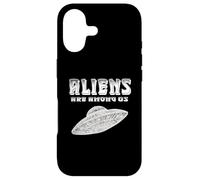 Aliens are Among US Extraterrestres Sci FI Space Lover UFO Coque pour iPhone 17