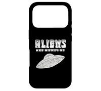 Aliens are Among US Extraterrestres Sci FI Space Lover UFO Coque pour iPhone 17 Pro