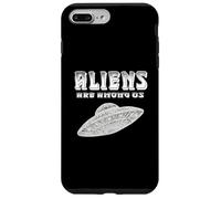 Aliens are Among US Extraterrestres Sci FI Space Lover UFO Coque pour iPhone 7 Plus/8 Plus