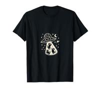 Aliens are Real Cosmic Cat UFO Enlèvement T-Shirt
