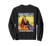Aliens are Real Funny UFO Space Renaissance Sweatshirt
