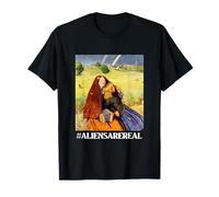 Aliens are Real Funny UFO Space Renaissance T-Shirt