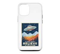 Aliens Don't Believe in You Soit Retro Extraterrestrial Coque pour iPhone 12/12 Pro