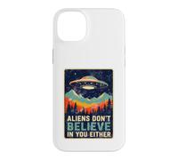 Aliens Don't Believe in You Soit Retro Extraterrestrial Coque pour iPhone 14 Plus