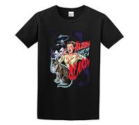 Aliens Gave My Cat A Beard T-Shirt Graphic Tee Printed Top Mens Black Shirt L