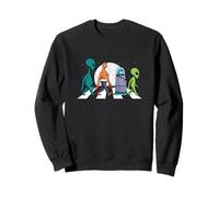 Aliens Road Moonwalk Parodie Art Sweatshirt