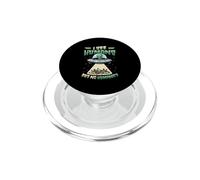 Aliens UFO Extraterrestre Space Soucoupe Volante No Humanity PopSockets PopGrip pour MagSafe