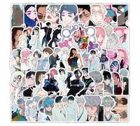 AlienStages Autocollant Graffiti Décalque Till＆Ivan Figure Autocollant pour Tablette Coupe Skateboard Vélo Casque Décoration 60pcs