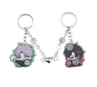 AlienStages Porte-clés 2pcs Till & Ivan Chibi Figure Pendentif Porte-clés AlienStages Fans Couple Accessoires