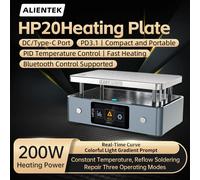 ALIENTEK HP20 préchauffeur de plaque chauffante MINI plaque chauffante Station de soudage PD3.1 température constante numérique 350 ° Outil de chauffage 200W HP20 Hot Plate