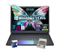 Alienware 18 Area-51 Gaming Laptop, NVIDIA GeForce RTX 5080, 18" QHD+ 300Hz Display, Intel Ultra 9 275HX, w/Office & External DVD Drive, Backlit KB, Win 11 Pro, Wi-Fi 7, 64Go RAM, 2TB SSD