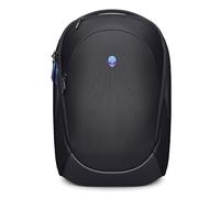 Alienware 18 Sac à Dos - AW7825P - Capacité 28 L, Mesh 3D Respirant, organiseurs magnétiques, Poche RFID, résistant aux intempéries, Logo réfléchissant irisé 3D - Noir
