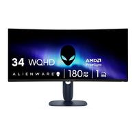 Alienware 34 Moniteur de jeu incurvé - AW3425DWM - 34 pouces WQHD 180 Hz 1 ms 1500R AMD FreeSync Premium VESA AdaptiveSync