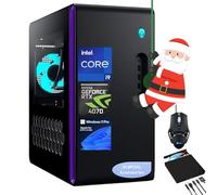 Alienware Aurora R16 Ordinateur de bureau de jeu - 24 cœurs i9-13900F, NVIDIA GeForce RTX 4070, 64 Go de RAM DDR5, SSD 2 To, disque dur 1 To, Windows 11 Pro, ensemble d'accessoires JAWFOAL