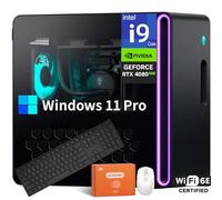 Alienware Aurora R16 Ordinateur de bureau de jeu, Intel 24-Core i9-14900KF (jusqu'à 6,0 GHz), NVIDIA GeForce RTX 4080 Super, 64 Go DDR5, 4 To SSD, Windows 11 Pro, Wi-Fi 6E, système de refroidissement