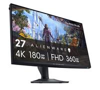 Alienware AW2725QF, 3840 x 2160 jusqu’à 180 Hz (mode 4K) (overclock jusqu’à 170 Hz/175 Hz/180 Hz)n1 920 x 1 080 jusqu’à 360 Hz (mode FHD)