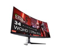 Alienware Aw3423Dw Moniteur de jeu OLED incurvé Quantom Dot 3440 x 1440 pixels @ 175 Hz, courbure 1800R, gris à gris (0,1 m), rapport de contraste 1. 1,07 mille