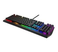 Alienware AW410K - Clavier - rétroéclairé - USB - QWERTY - International US - commutateur : CHERRY MX Brown - Dark Side of the Moon (Noir)