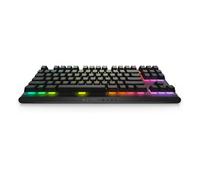 Alienware AW420K - Clavier - sans clé - rétroéclairé - USB - commutateur : CHERRY MX Red - Dark Side of the Moon (Noir) - Pour la vente au détail -