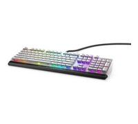 Alienware Clavier AW510K – USB rétroéclairé RVB CHERRY MX Low Profile Red – Lunar Light, Noir/Blanc