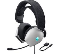 Alienware Gaming Headset AW520H - Micro-casque - circum-aural - filaire - USB, jack 3,5mm - lunar light