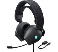 Alienware Gaming Headset AW520H - Micro-casque - circum-aural - filaire - USB, jack 3,5mm - Dark Side of the Moon (Noir)