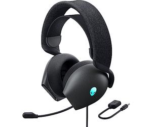 Alienware AW520H Casque de Jeu Filaire Dolby Atmos unidirectionnel AlienFX 16,8 Millions de Couleurs RVB Mute Mic Muet Contrôle du Volume sur Les écouteurs Certifié