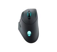 Alienware AW620M - Souris - pour droitiers - optique - 7 boutons - filaire, sans fil - USB, 2.4 GHz - Dark Side of the Moon (Noir) - Pour la vente au