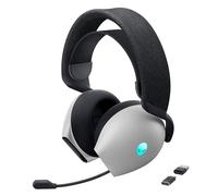 Alienware Casque de jeu sans fil trimode AW725H - Avec fil/sans fil, Bluetooth 5.3, sortie audio - 20 Hz, mini-téléphone (3,5 mm), temps de conversation de la batterie jusqu'à 55 heures (Bluetooth),