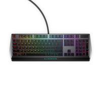 Alienware Clavier de jeu RGB discret AW510K : Alienfx Per Key RGB LED - Commandes multimédia et passthrough USB - Commutateurs Cherry MX Low Profile Rouge