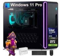 Alienware Dell Aurora R16 Ordinateur de bureau de jeu - Intel 24 cœurs Ultra 9 285K (jusqu'à 5,7 GHz), NVIDIA RTX 5080 16 Go GDDR7, 64 Go DDR5, SSD 2 To, disque dur 2 To, Win11 Pro avec lecteur DVD