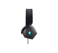 Alienware Gaming Headset AW520H - Micro-casque - circum-aural - filaire - USB, jack 3,5mm - Dark Side of the Moon (Noir)