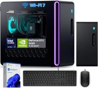 Alienware Ordinateur de bureau de jeu Aurora R16 - NVIDIA GeForce RTX 5080 (16 Go GDDR7) PC • Intel 24-Core Ultra 9 285K • Wi-Fi 7 • Windows 11 Pro • ACT1250 • Support de jeu de niveau supérieur • 64