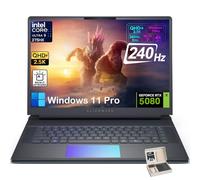 Alienware Ordinateur portable de jeu 16 zones 51, NVIDIA RTX 5080 16 Go GDDR7, Intel Ultra 9 275HX, écran QHD+ 240 Hz 500 nits, Win11 Pro, AlienFX RGB KB (64 Go DDR5 | SSD de 4 To)