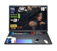 Alienware Ordinateur portable de jeu 18 Area-51 - Intel Ultra 9 275HX (24-Cœurs, jusqu'à 5,4 GHz), RTX 5080 GDDR7, 18" 2,5K QHD+ 300Hz, avec lecteur DVD, Win 11 Pro, durée de vie bureau (32 Go DDR5, 1