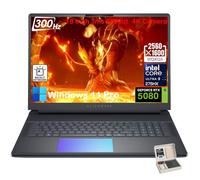 Alienware Ordinateur portable de jeu 18 zones 51, NVIDIA RTX 5080, Intel Ultra 9 275HX jusqu'à 5,4 GHz, WQXGA 18" 300 Hz, Win11 Pro, licence de bureau, KB rétroéclairé, lecteur DVD externe, caméra 4K