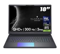 Alienware - Ordinateur portable de jeu Area-51 de 18 pouces - GeForce RTX 5080 16 Go GDDR7-18" QHD+ 300Hz - Intel Ultra 9 275HX - AlienFX RGB Éclairage - Wi-Fi 7 - Ai NPU - Refroidissement