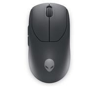 Alienware Souris de jeu sans fil Pro - Connectivité filaire sans fil/USB 2,4 GHz, DPI réglable, technologie de capteur optique, 6 boutons programmables, capteur IPS 650 vitesse maximale - Côté obscur