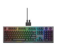 Alienware Tri-Mode AW920K - Clavier - AlienFX RGB par touche / 16,8 millions de couleurs - sans fil - 2.4 GHz, Bluetooth 5.1, USB - QWERTY - US - commutateur : CHERRY MX Red - Dark Side of the Moon (N