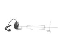 ALIESTFDNO Kit de Rôtissoire avec Moteur étanche, Acier Inoxydable 304 | Universel pour les Grillades, Rotation Stable de 2,5 Tr/min, Idéal pour Rôtir les Porcs et les Poulets en Plein Air,