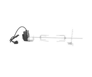 ALIESTFDNO Kit de Rôtissoire avec Moteur étanche, Acier Inoxydable 304 | Universel pour les Grillades, Rotation Stable de 2,5 Tr/min, Idéal pour Rôtir les Porcs et les Poulets en Plein Air,