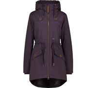 ALIFE and Kickin CharlotteAK B Parka d'hiver pour femme, chaude et élégante, avec capuche, parfaite pour les jours froids, l'automne et l'hiver, veste robuste, aubergine S