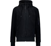 Alife And Kickin EliasAK F Fleece Sweat-shirt zippé, noir, taille S pour homme