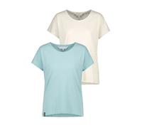 alife & kickin T-shirt 'SofiaAK A' beige / bleu clair, Taille XL