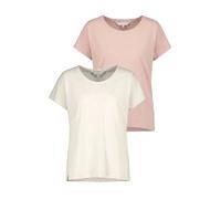 alife & kickin T-shirt 'SofiaAK A' rosé / blanc cassé, Taille S