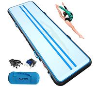ALIFUN Pistes d'Acrobatie Tapis-d'entrainement Tapis de Gymnastique Gonflable 2M 3M 4M 5M 6M Tumbling Mat Training Mat Thickness 10cm 20cm Electric Air Pump