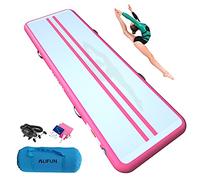ALIFUN Pistes d'Acrobatie Tapis-d'entrainement Tapis de Gymnastique Gonflable 3M 4M 5M 6M Tumbling Mat Training Mat Thickness 10cm 20cm Electric Air Pump