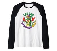 Aligator Crocodiles Mardi Gras Laisse Les manigances Commencer Manche Raglan